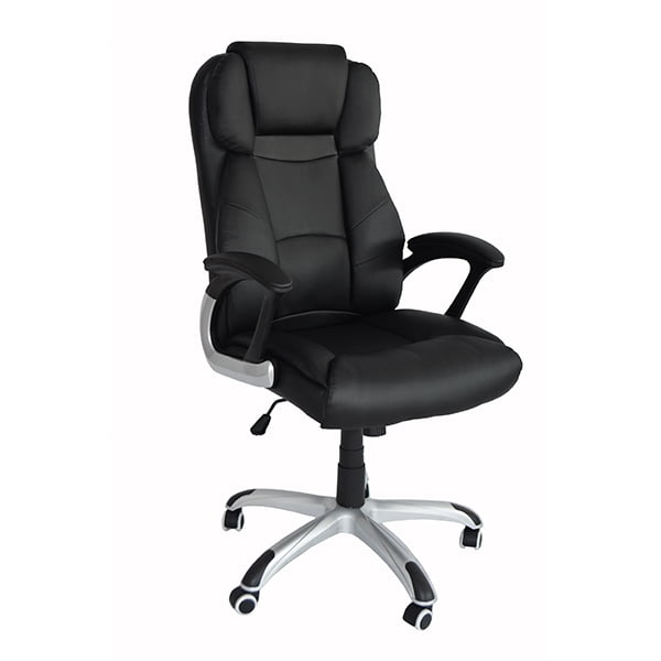 Scaun directorial NIC 7102 Negru rezistent pana la 150 kg